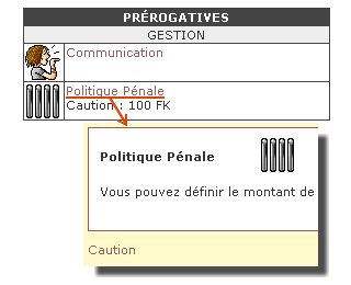 Politique P&eacute;nale