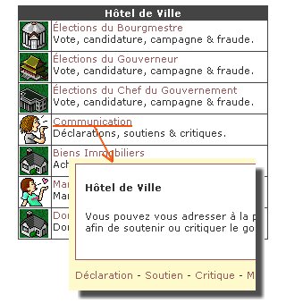 D&eacute;claration Ville